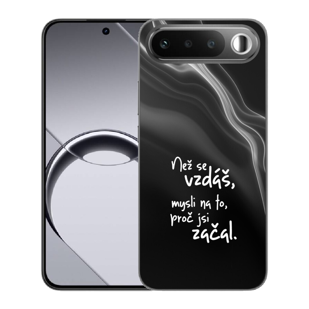 mmCase géltok a Realme 16 5G-hez – idézet 2, fekete háttérrel