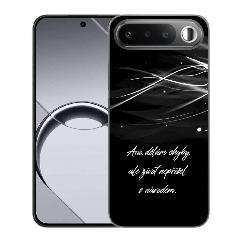 mmCase géltok a Realme 16 5G-hez – idézet fekete háttérrel