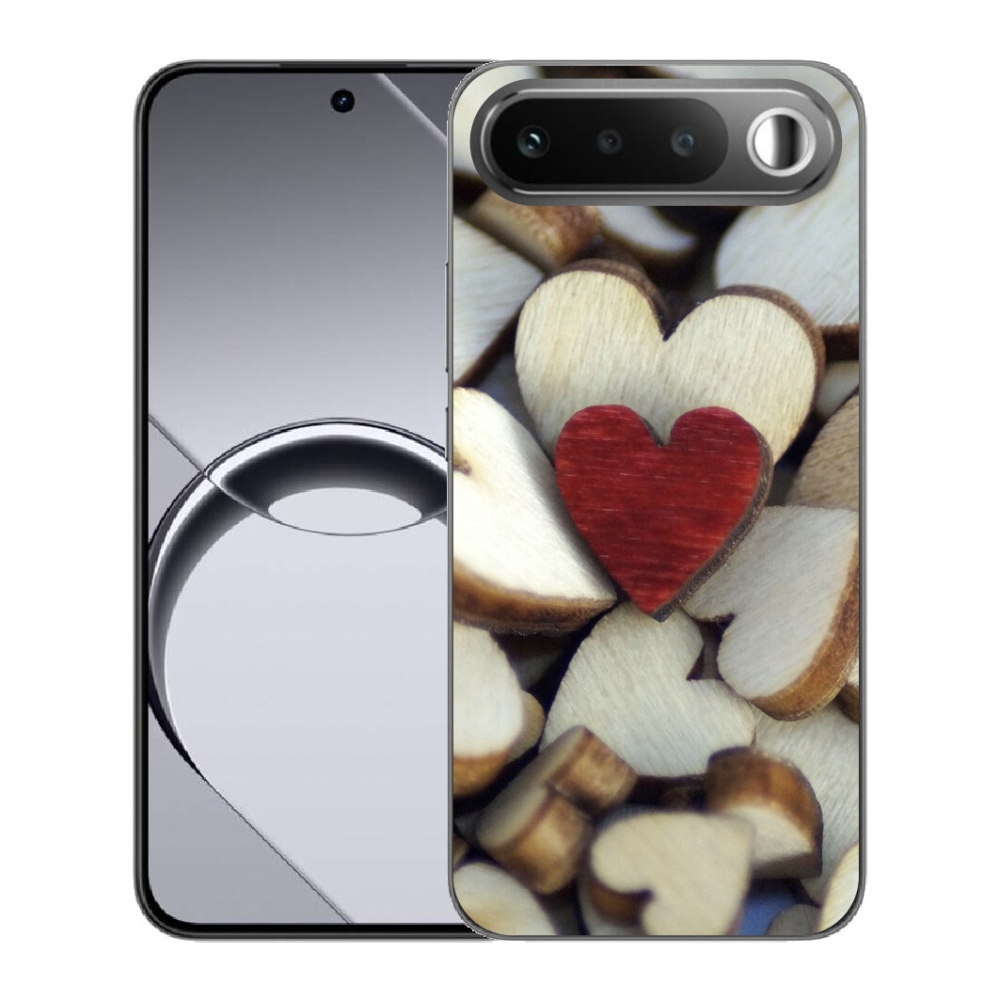 mmCase géltok a Realme 16 5G-hez – gravírozott piros szív 