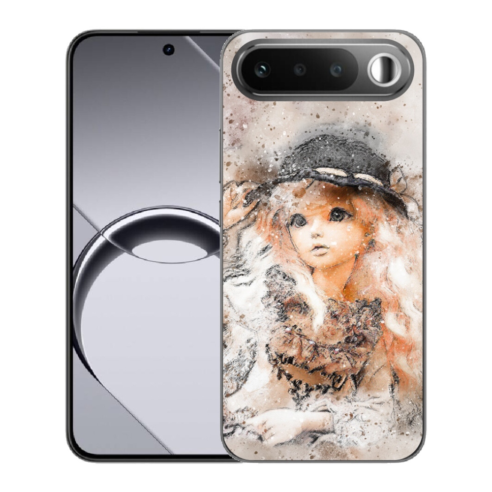 mmCase gél tok a Realme 16 5G-hez – kalapos kislány