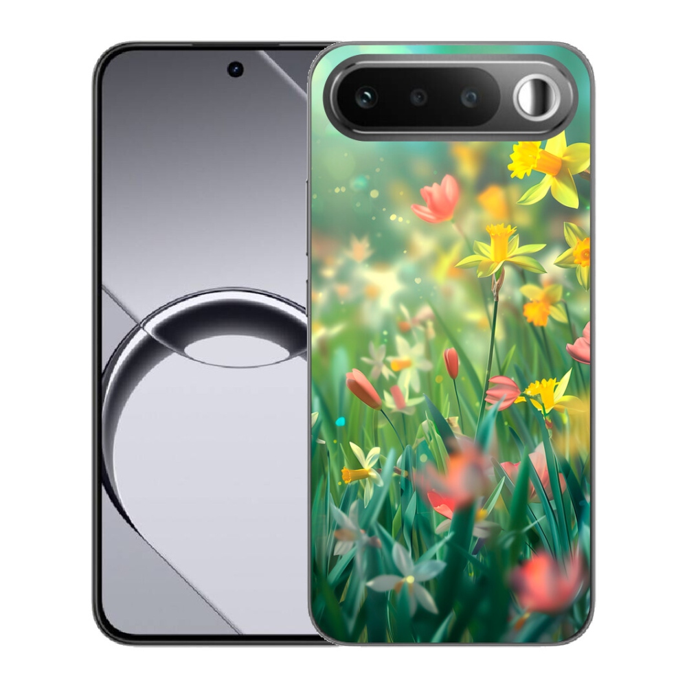 mmCase gél tok a Realme 16 5G-hez – tavaszi virágok
