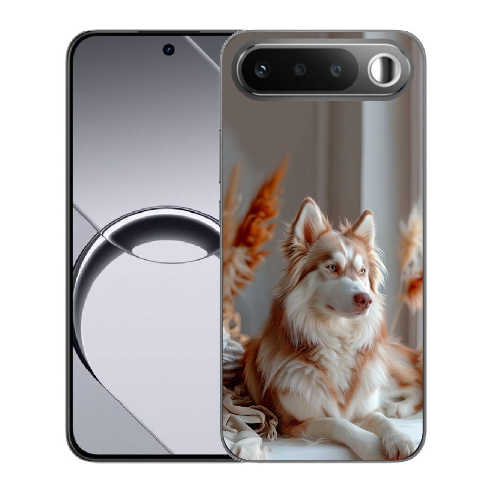 mmCase gélhuzat a Realme 16 5G-hez – nyugodt szibériai husky