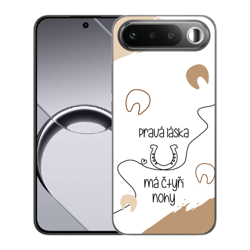 mmCase géltok a Realme 16 5G-hez – ló motívum, fehér háttér