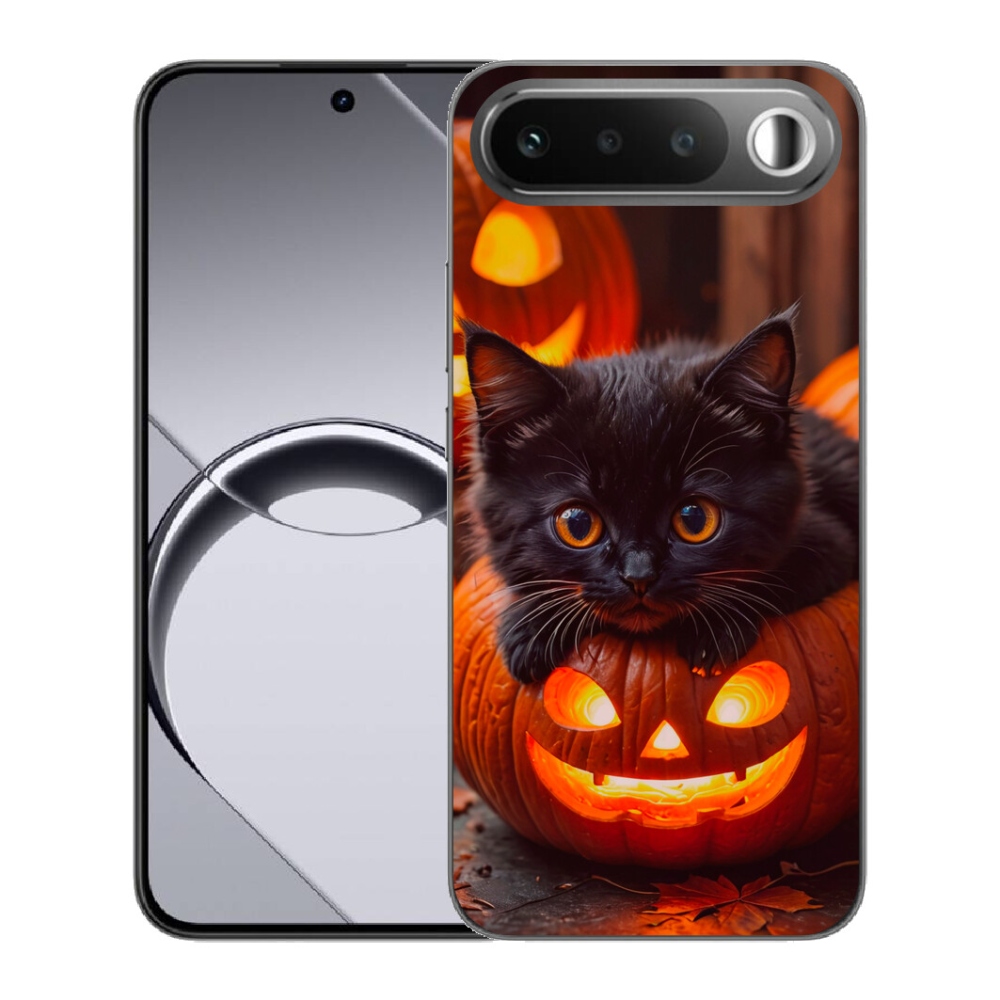 mmCase gél tok a Realme 16 5G-hez – cica és sütőtök