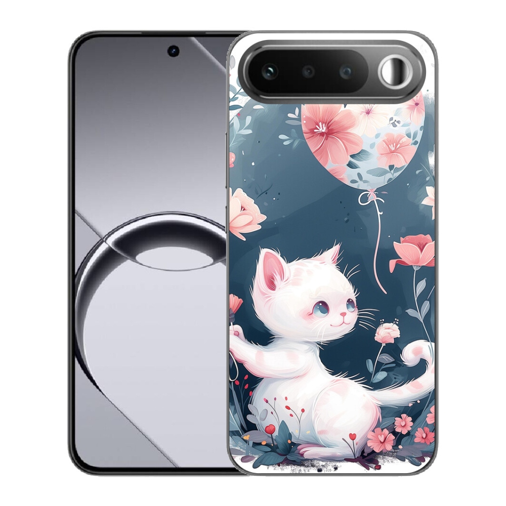 mmCase géltok a Realme 16 5G-hez – cica léggömbbel