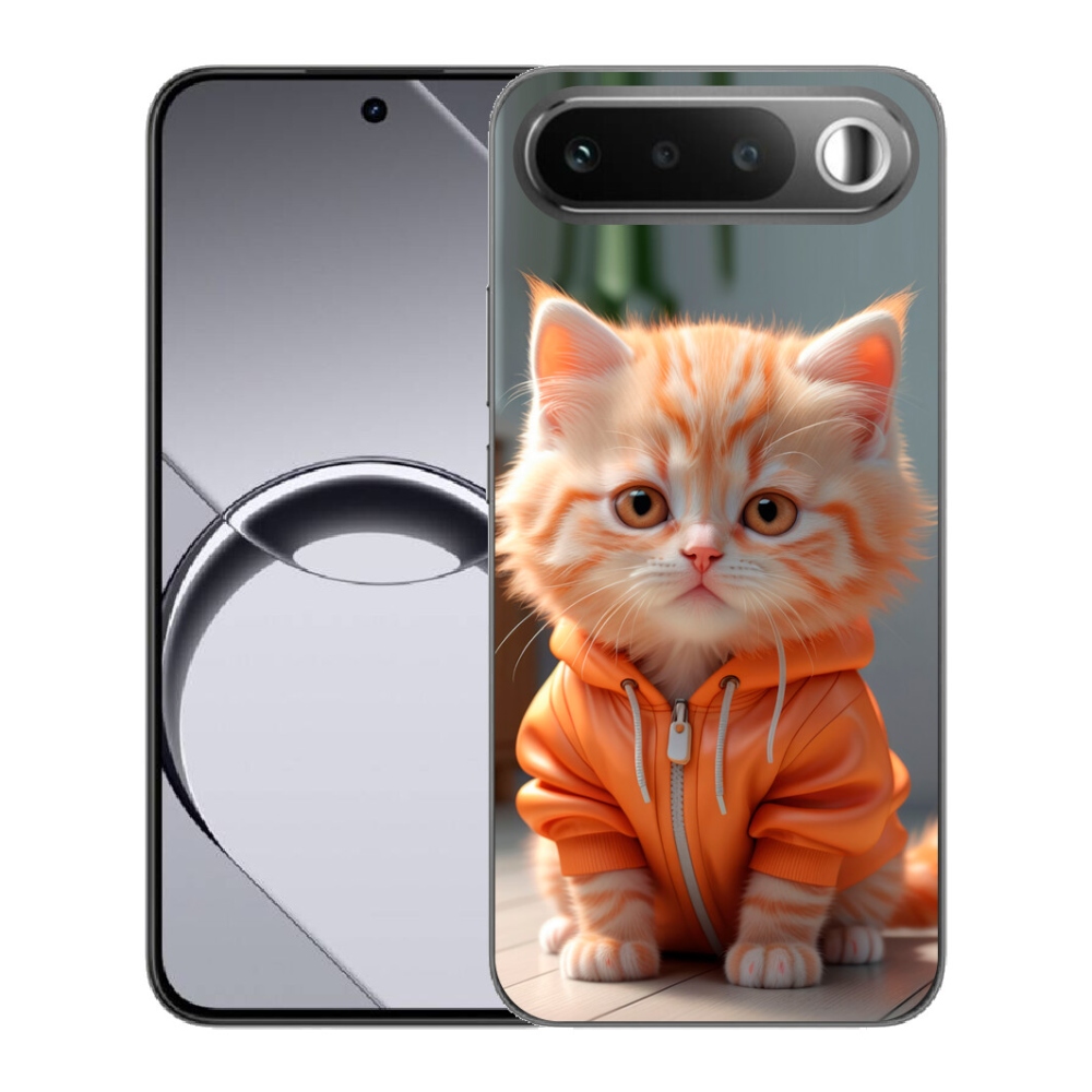 mmCase géltok a Realme 16 5G-hez – pulóveres cica