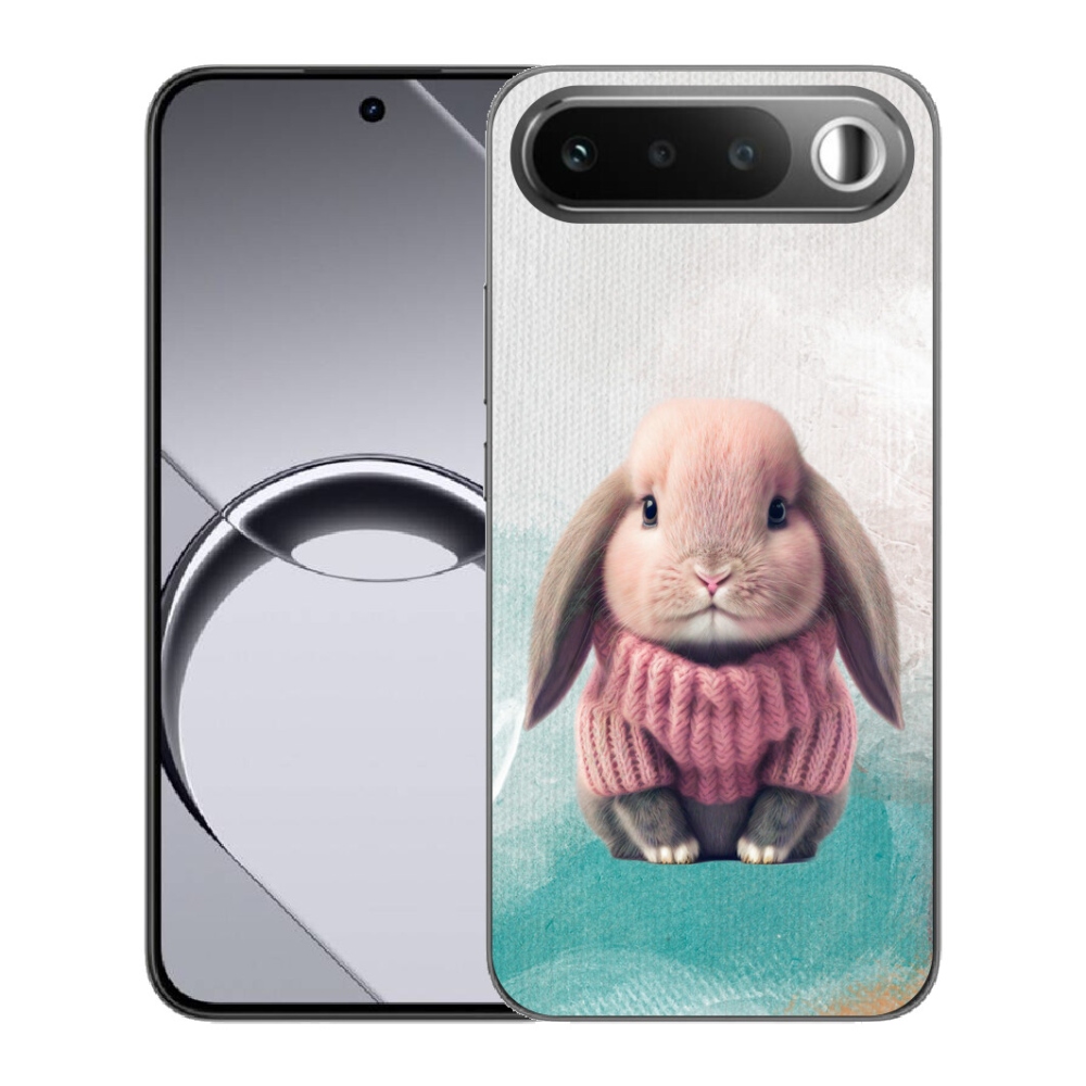mmCase géltok a Realme 16 5G-hez – pulóveres nyuszi