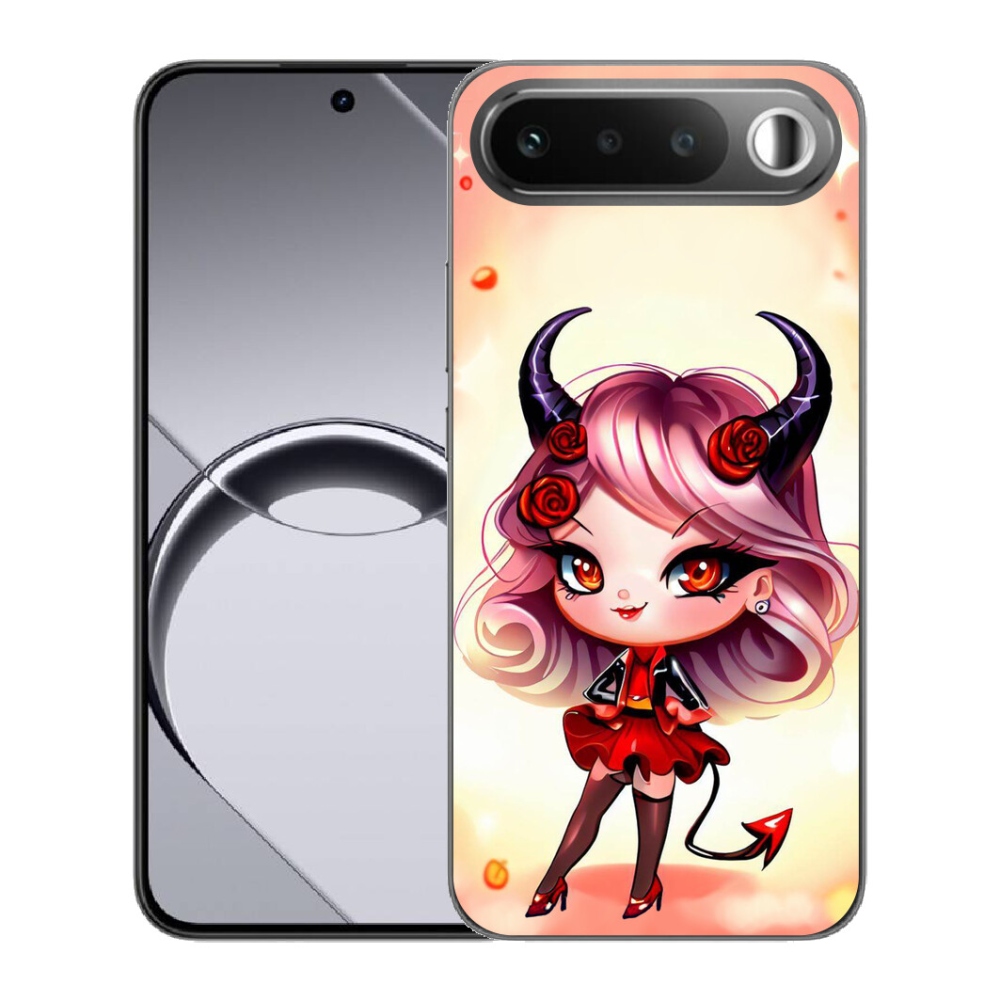 mmCase gél tok a Realme 16 5G-hez – rajzolt kis ördögnő