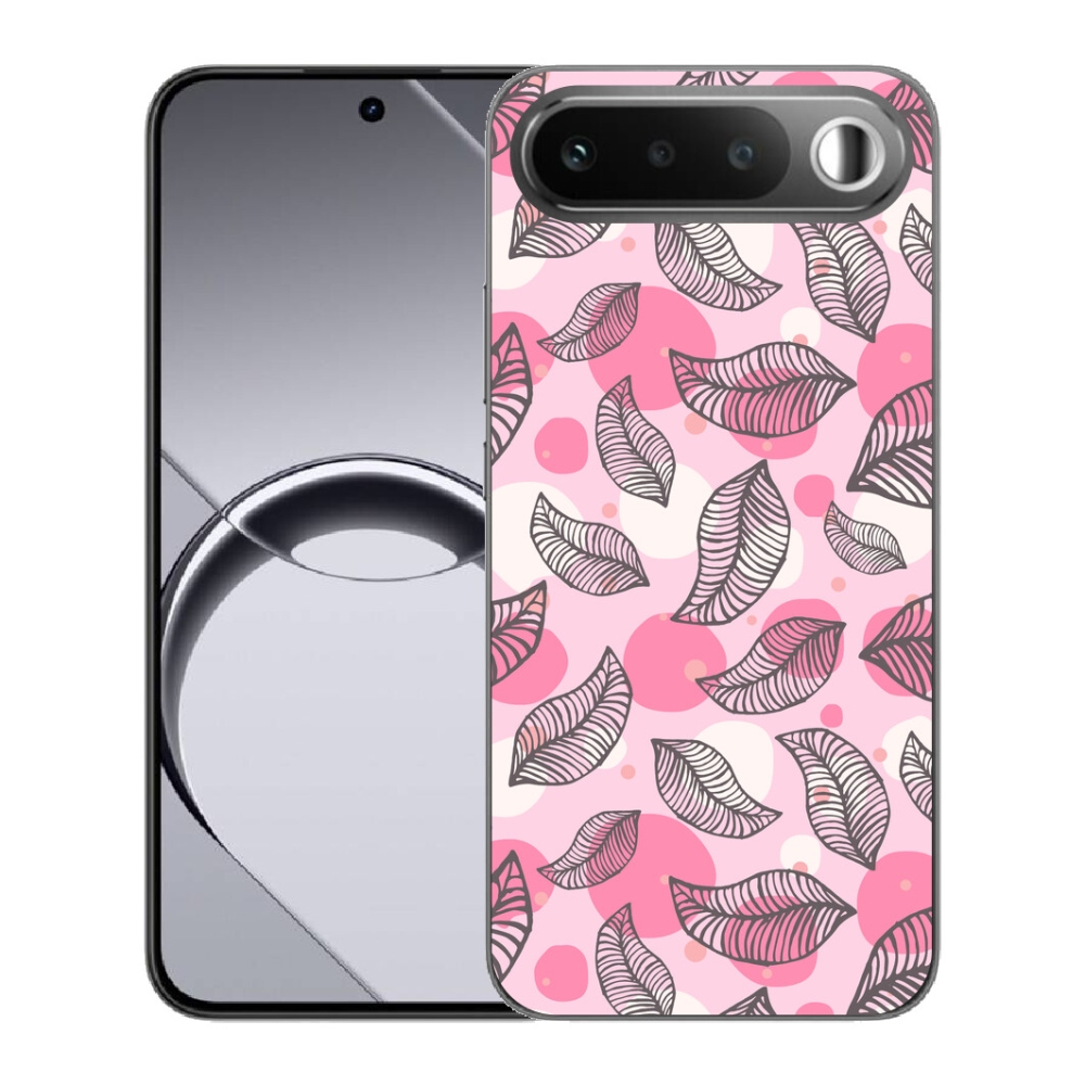mmCase gél tok a Realme 16 5G-hez – rajzolt hulló levelek