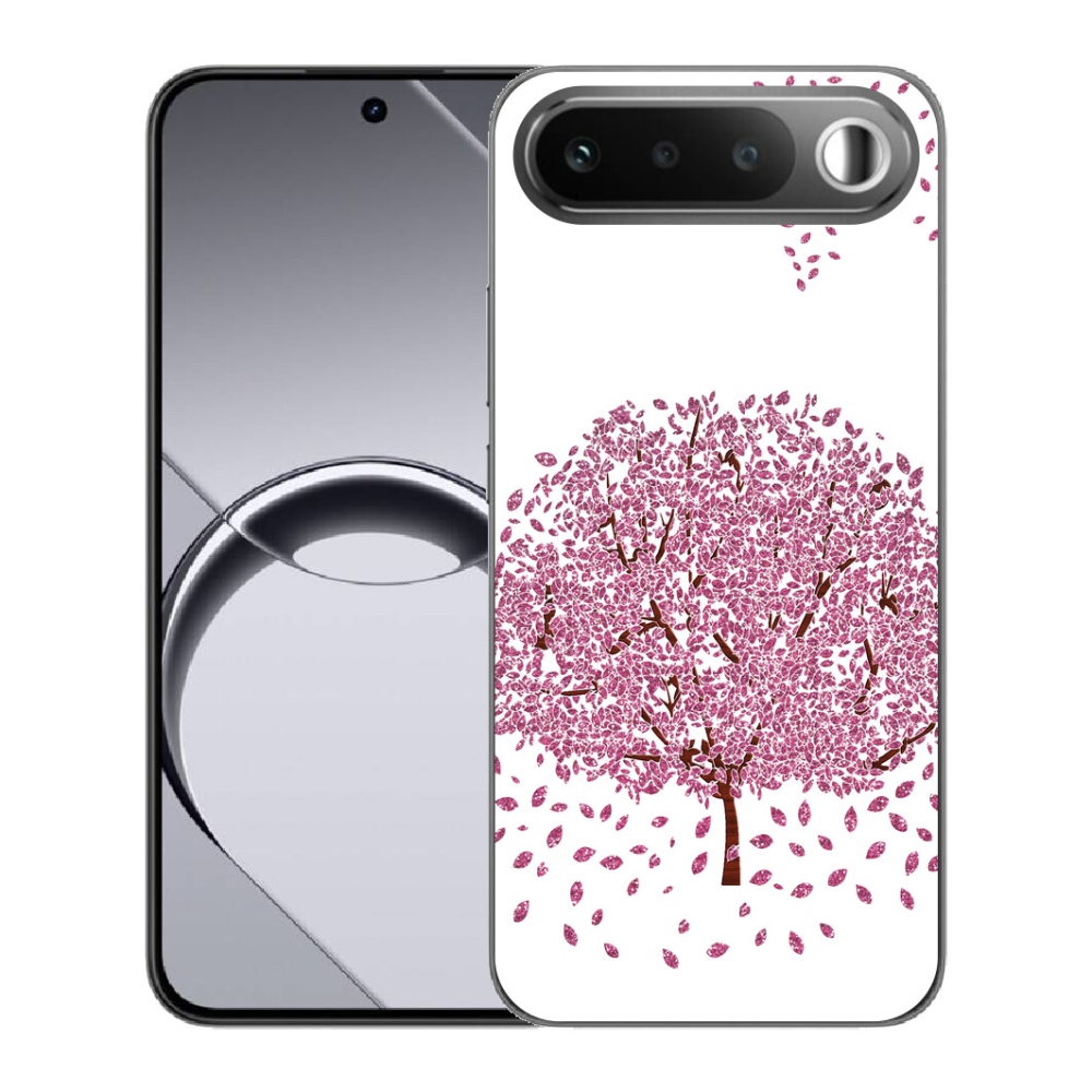 mmCase géltok a Realme 16 5G-hez – rajzolt fa levelekkel