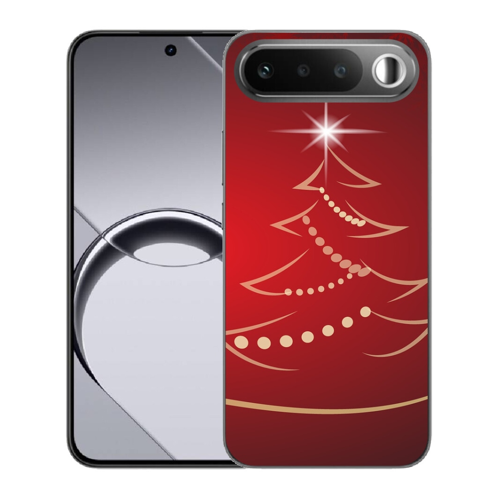 mmCase gél tok a Realme 16 5G-hez – rajzolt karácsonyfa