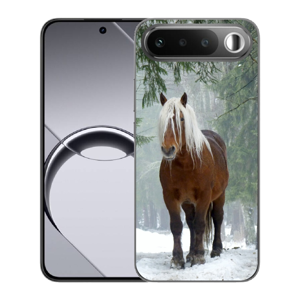 mmCase gélhuzat a Realme 16 5G-hez – ló az erdőben