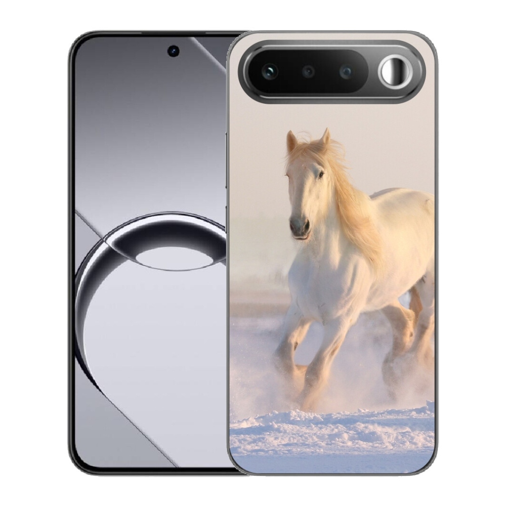 mmCase géltok a Realme 16 5G-hez – ló a hóban