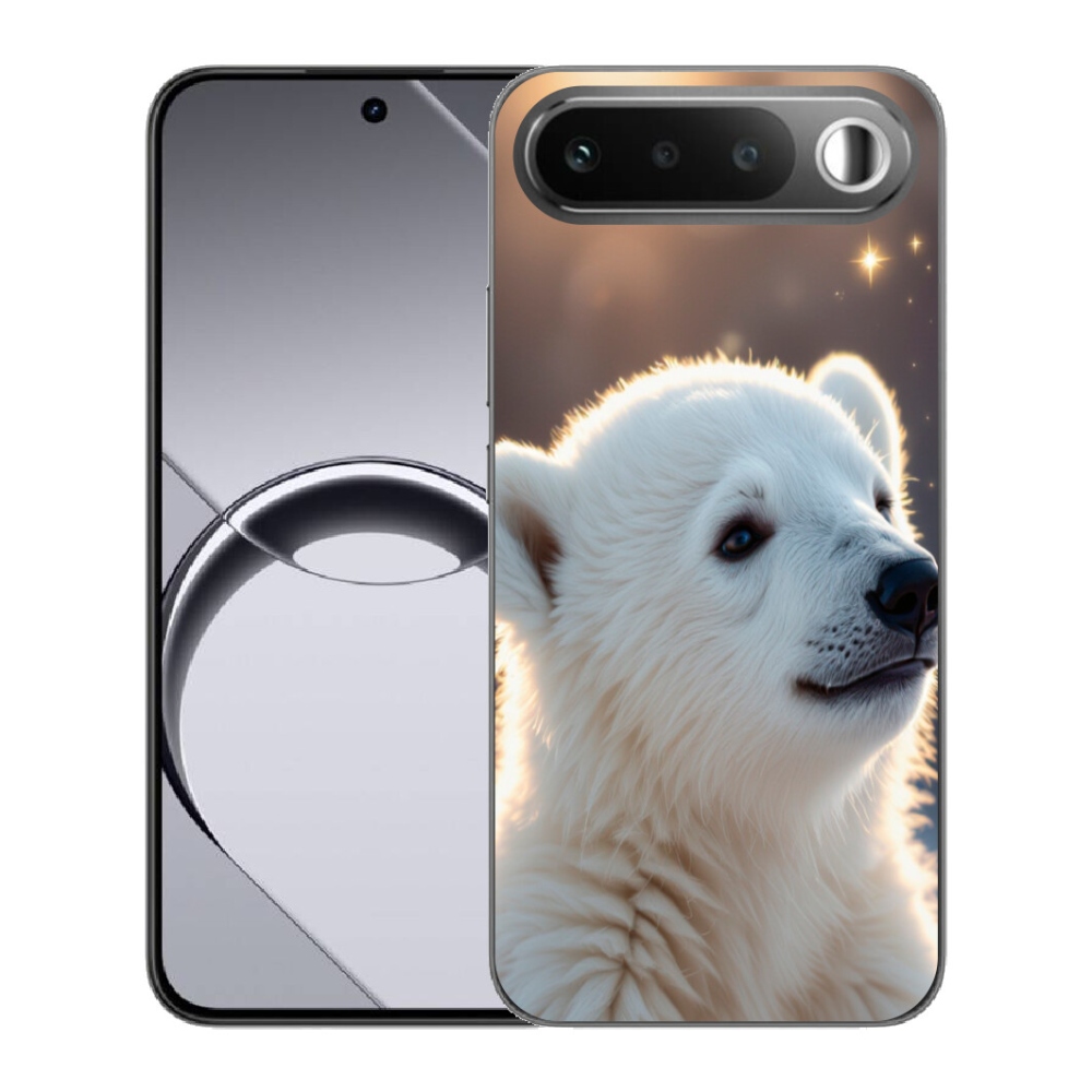 mmCase gél tok a Realme 16 5G-hez – jegesmedve