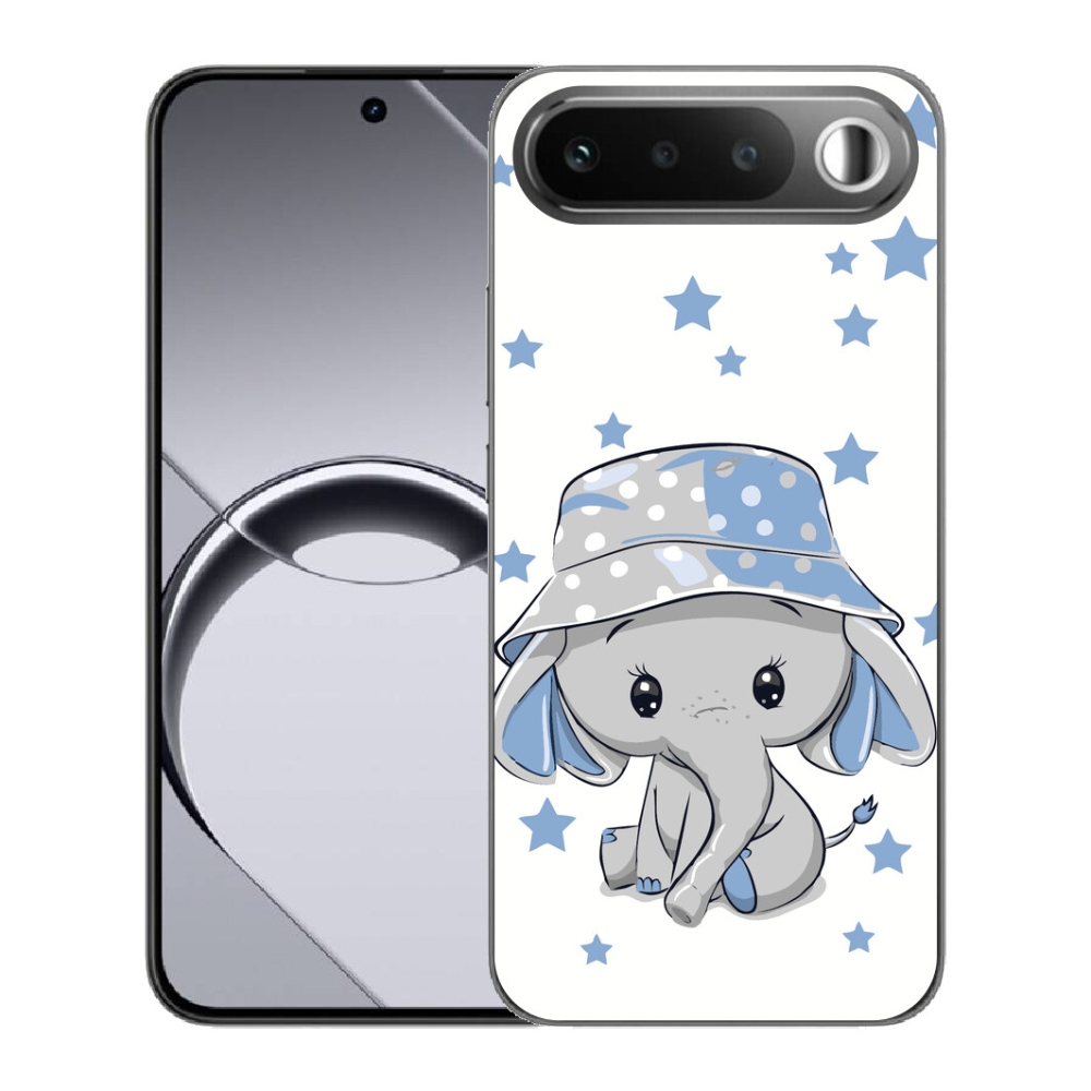 mmCase gél tok a Realme 16 5G-hez – kék elefánt