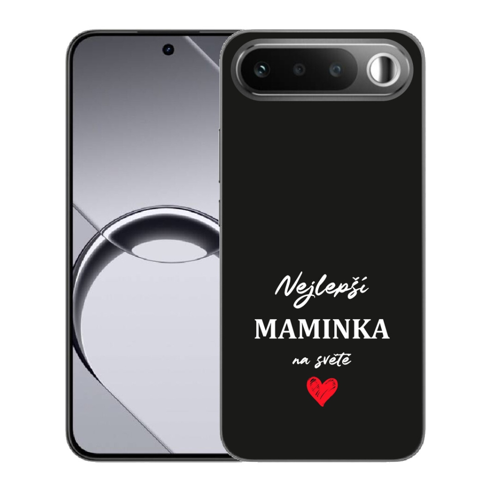 mmCase géltok a Realme 16 5G-hez – „A legjobb anyuka 1” fekete háttérrel