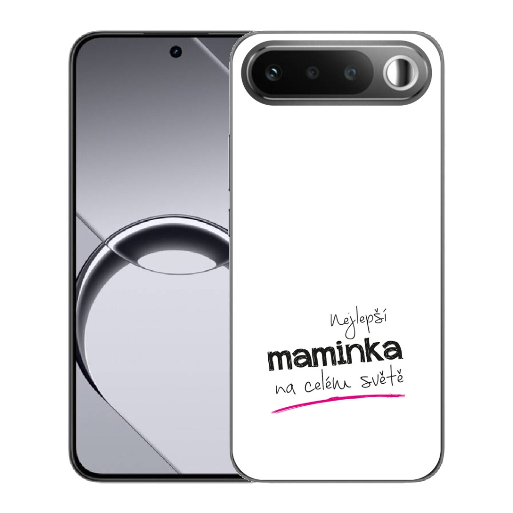 mmCase gélhuzat a Realme 16 5G-hez – „A legjobb anyuka” 4, fehér háttérrel