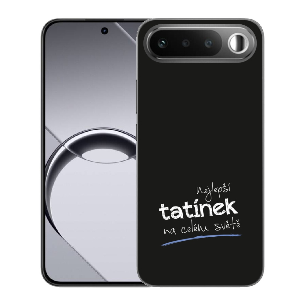 mmCase gél tok a Realme 16 5G-hez – „A legjobb apa 4” fekete háttérrel