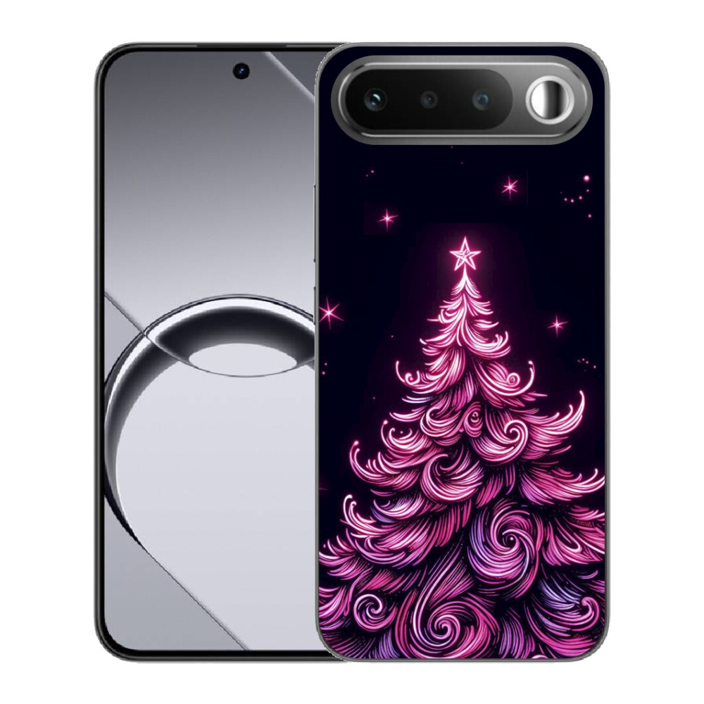 mmCase gél tok a Realme 16 5G-hez – neon karácsonyfa 2