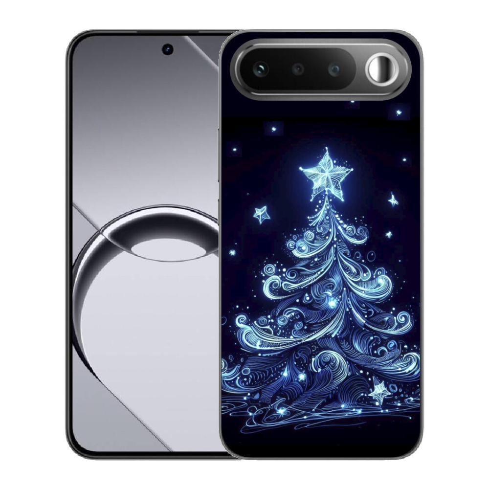 mmCase gél tok a Realme 16 5G-hez – neon karácsonyfa 4