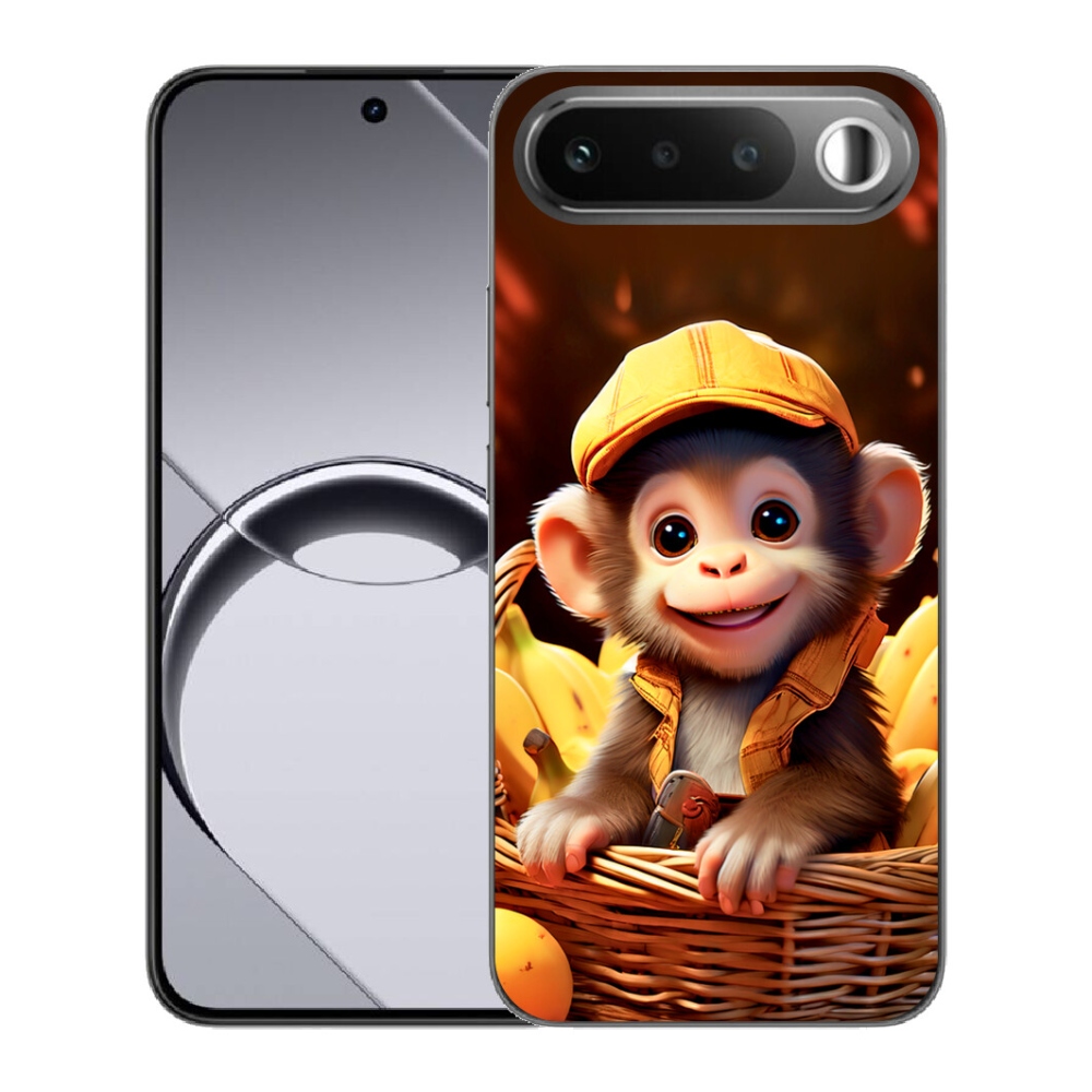 mmCase gél tok a Realme 16 5G-hez – majom a kosárban