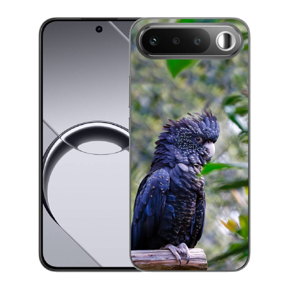 mmCase géltok a Realme 16 5G-hez – fekete kakadu papagáj