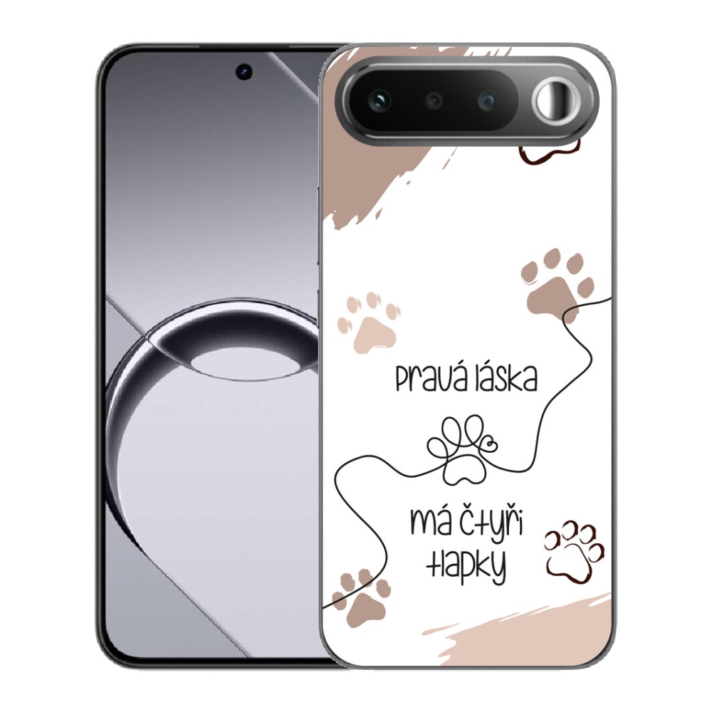 mmCase gél tok a Realme 16 5G-hez – kutyás motívum, 1 db, fehér háttérrel