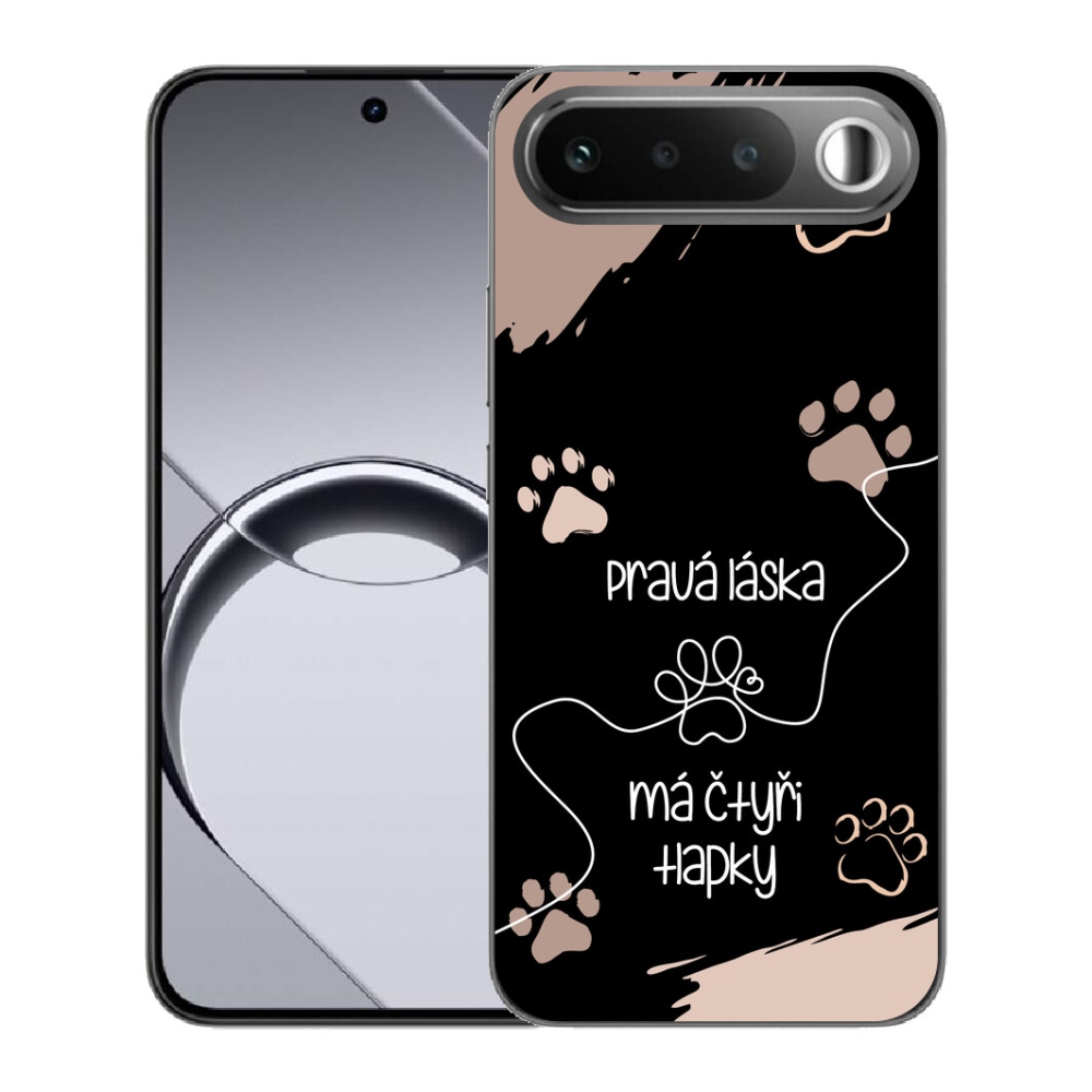 mmCase géltok a Realme 16 5G-hez – kutyás motívum 1, fekete háttér