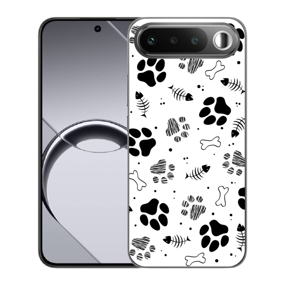mmCase gél tok a Realme 16 5G-hez – kutyamancsok 1