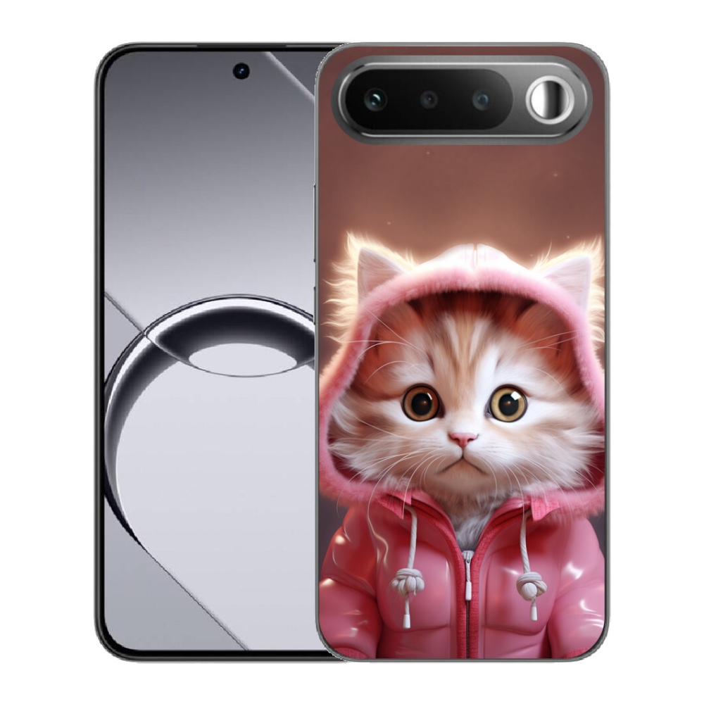 mmCase gél tok a Realme 16 5G-hez – aranyos cica 3