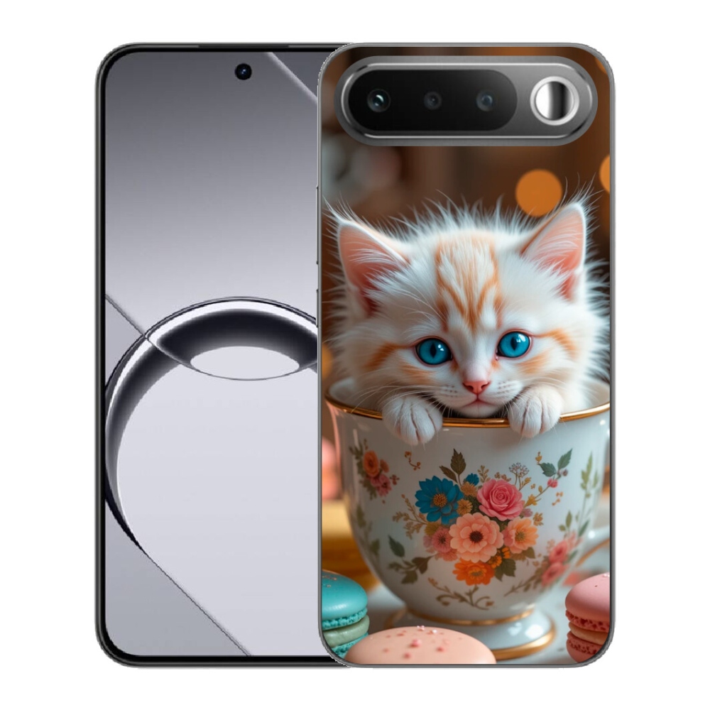 mmCase gél tok a Realme 16 5G-hez – aranyos cica 6