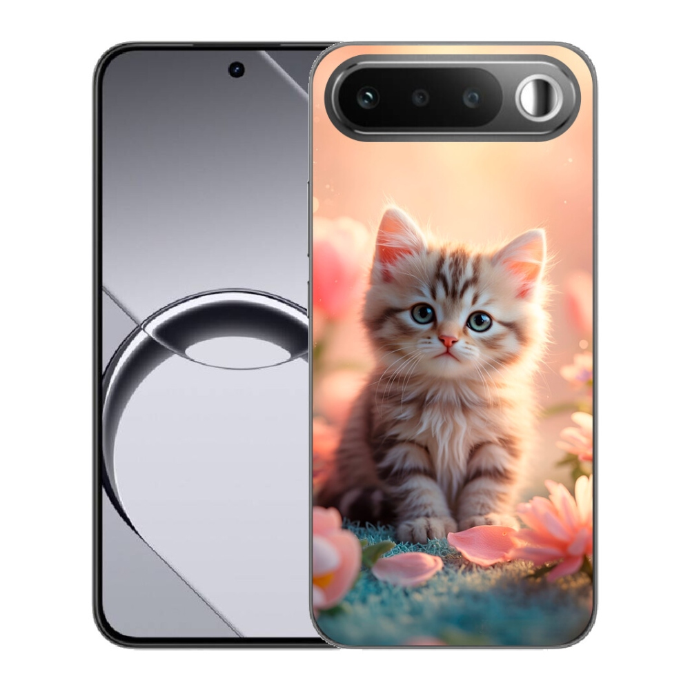 mmCase gél tok a Realme 16 5G-hez – aranyos cica 8