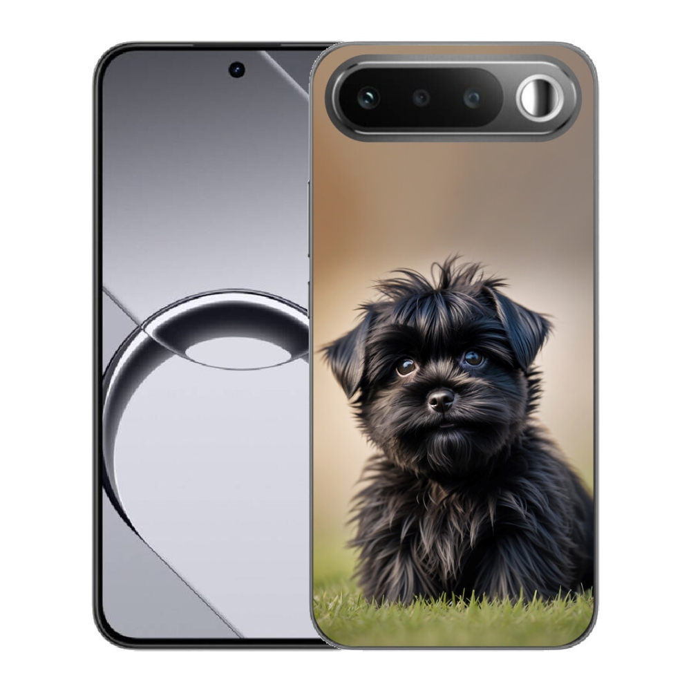 mmCase géltok a Realme 16 5G-hez – aranyos fekete kutyus