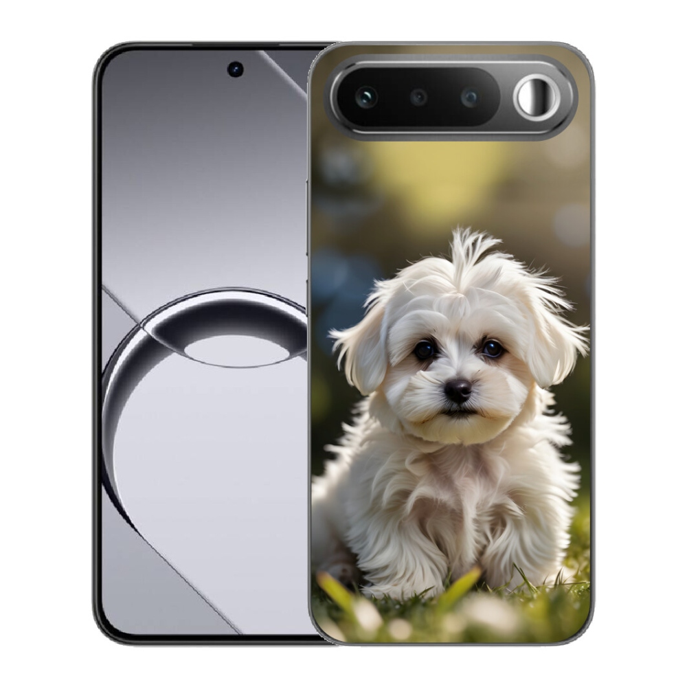 mmCase gél tok a Realme 16 5G-hez – aranyos máltai kutyus