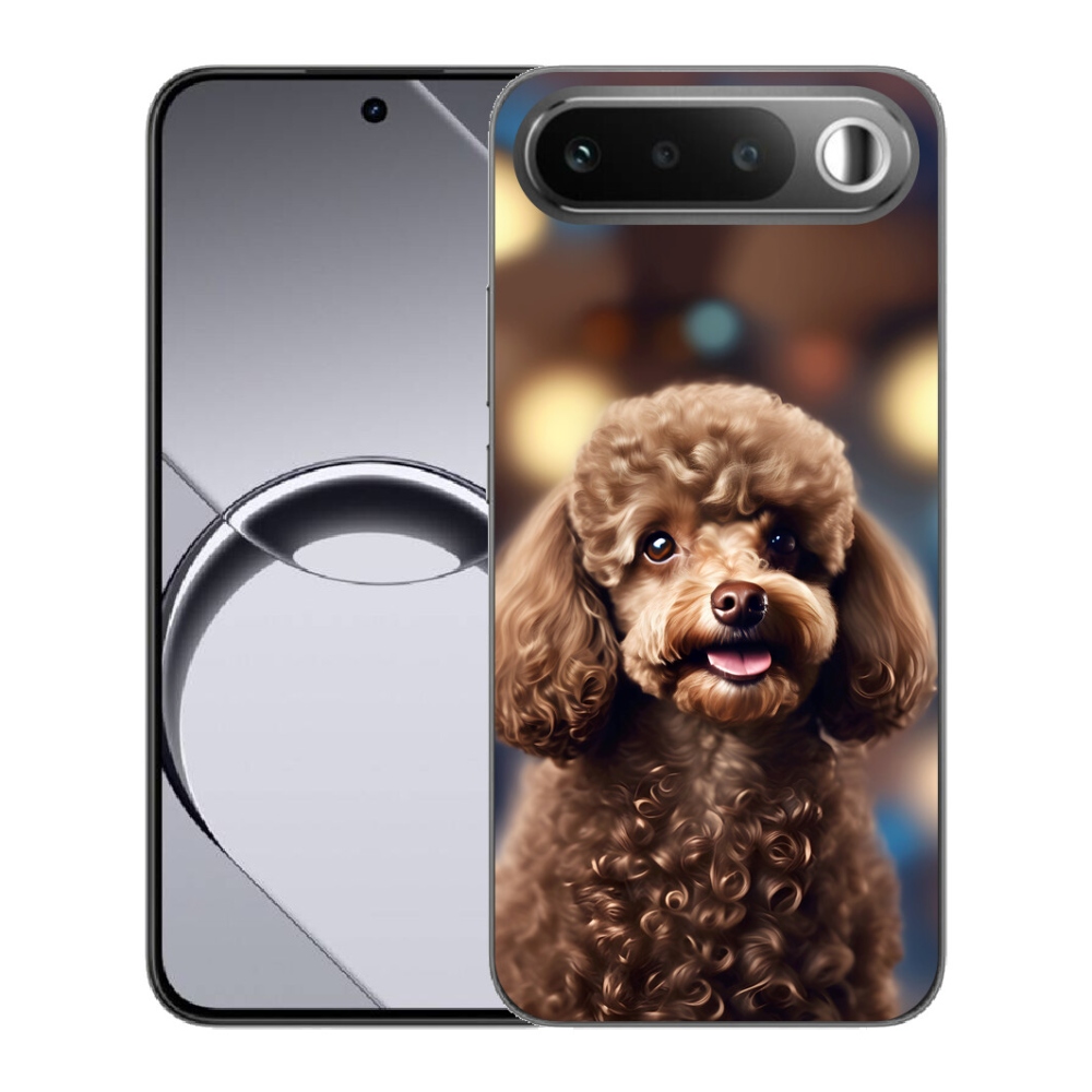 mmCase gél tok a Realme 16 5G-hez – aranyos pudli