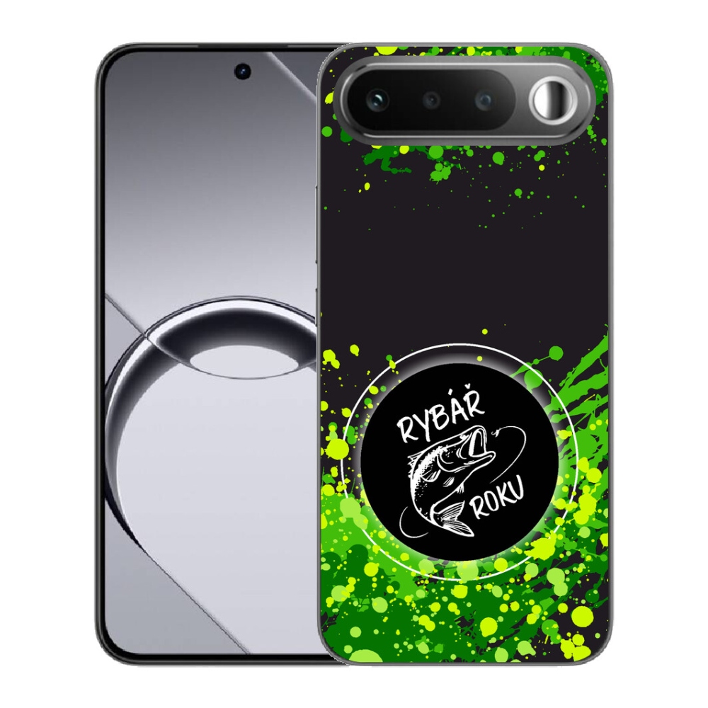 mmCase géltok a Realme 16 5G-hez – „Az év horgásza” fekete háttérrel