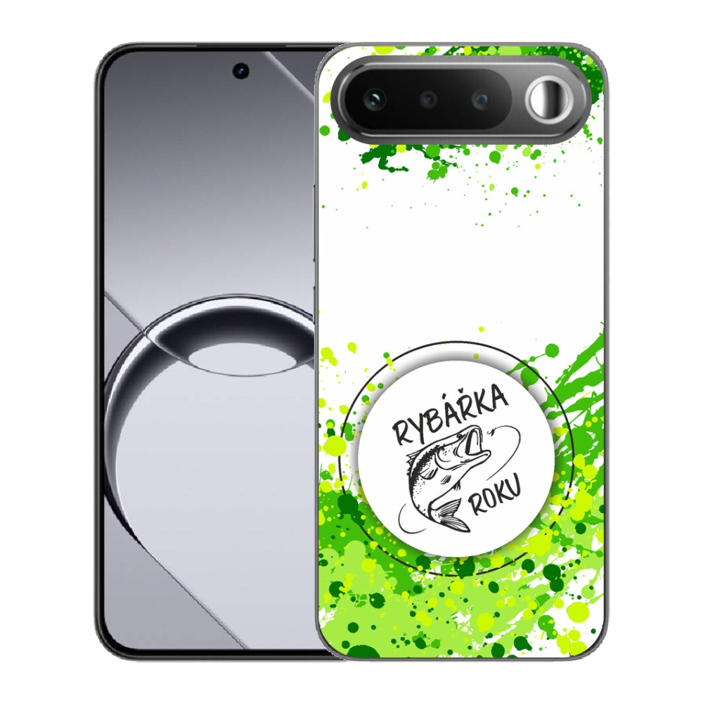 mmCase géltok a Realme 16 5G-hez – „Az év horgásznője” fehér háttérrel