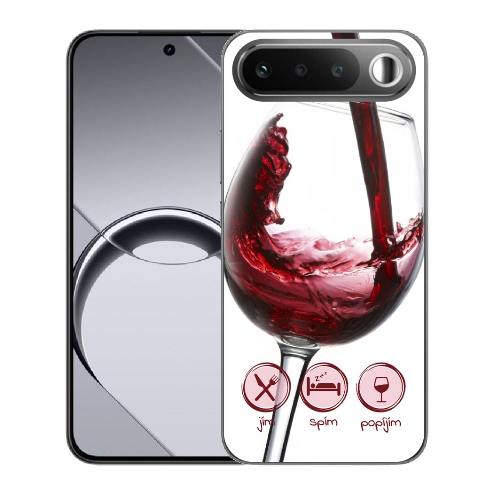 mmCase gél tok a Realme 16 5G-hez – vörösboros pohár