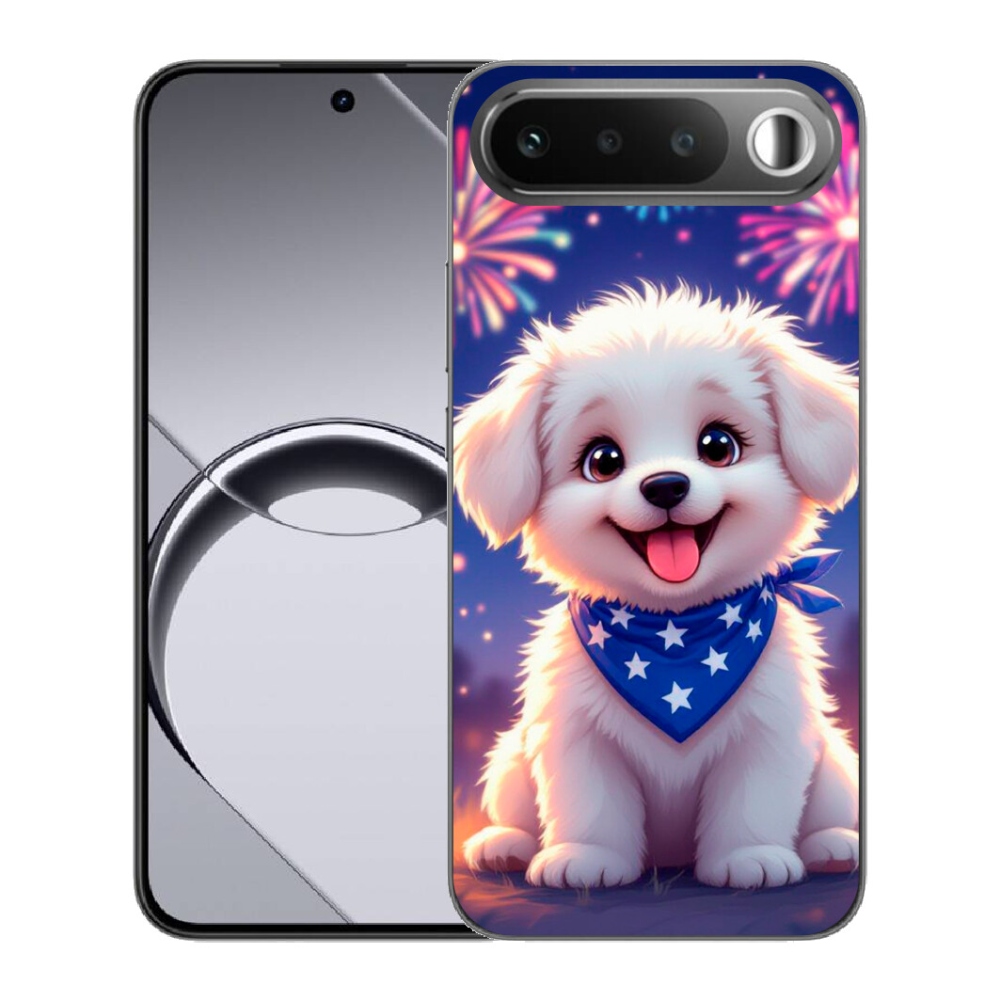 mmCase gél tok a Realme 16 5G-hez – ünnepi kiskutya