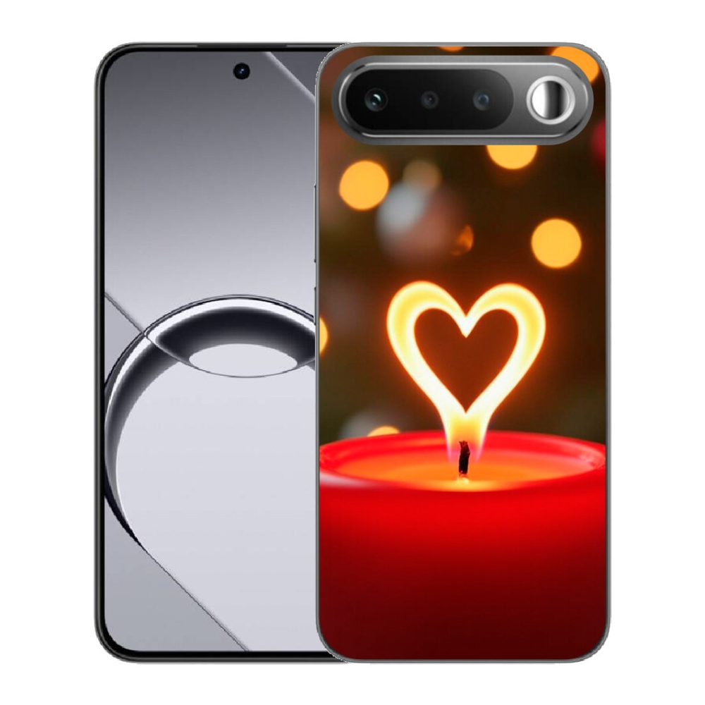 mmCase géltok a Realme 16 5G-hez – lángoló szív