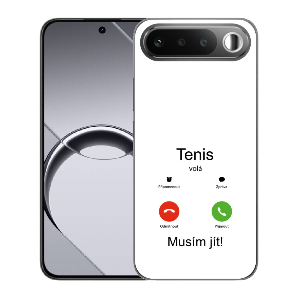 mmCase gél tok a Realme 16 5G-hez – „Tennis Calls” fehér háttérrel