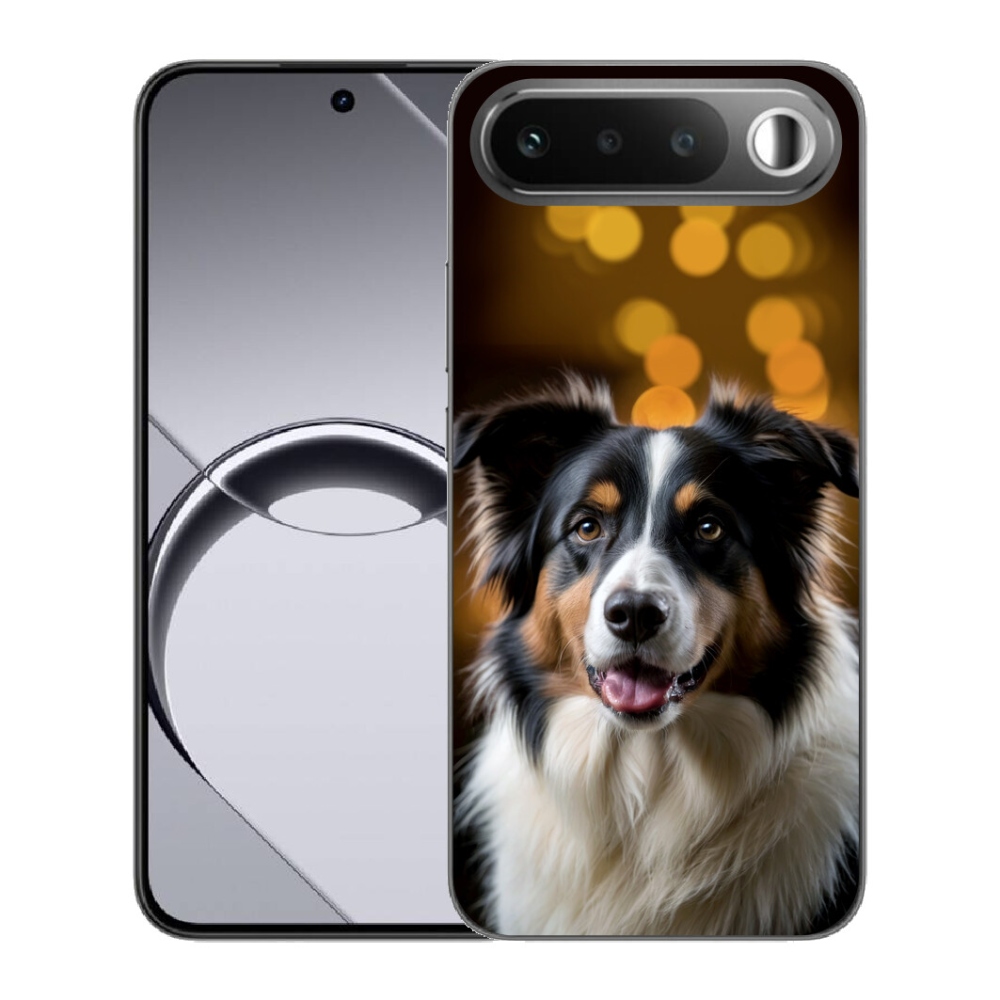 mmCase gél tok a Realme 16 5G-hez – mosolygós ausztrál juhászkutya