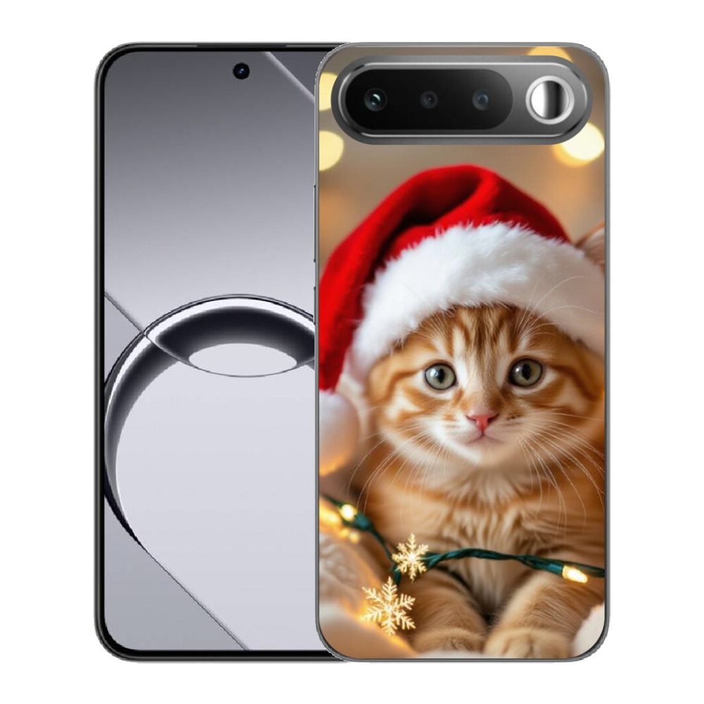 mmCase gél tok a Realme 16 5G-hez – karácsonyi cica
