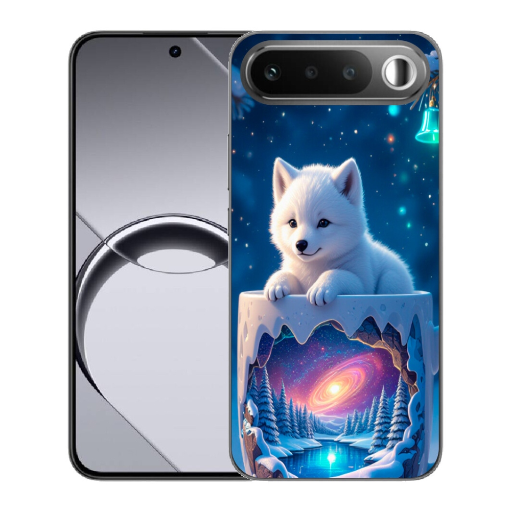 mmCase gél tok a Realme 16 5G-hez – karácsonyi kiskutya