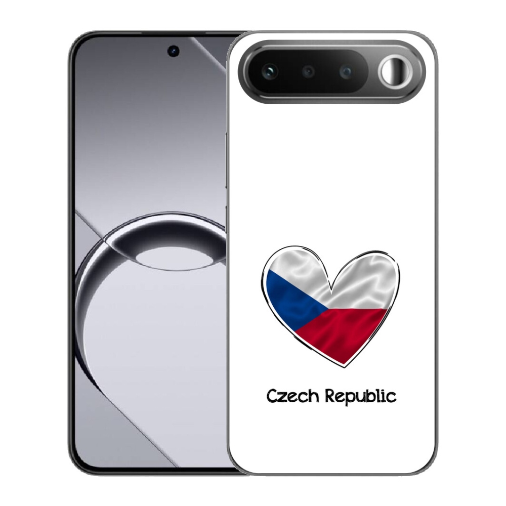 mmCase géltok a Realme 16 5G-hez – zászló, szív, fehér háttér