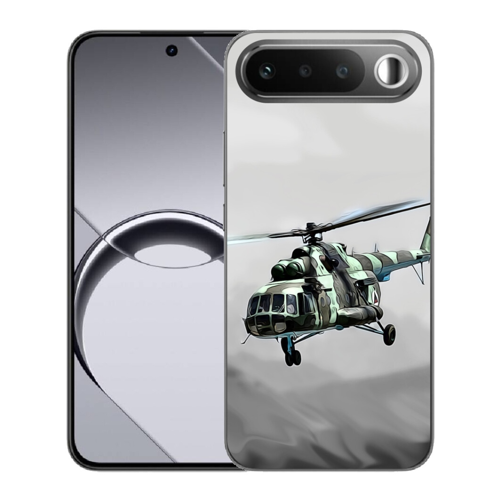mmCase géltok a Realme 16 5G-hez – katonai helikopter