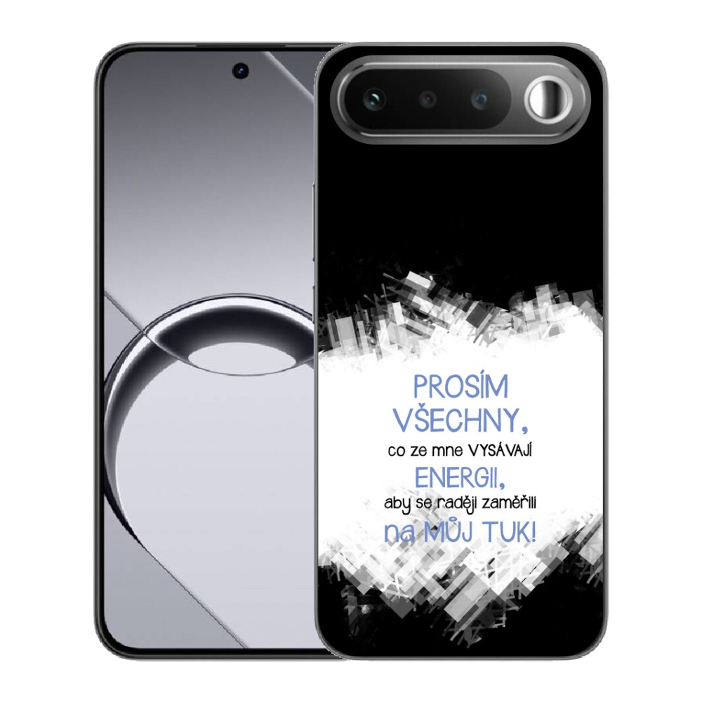 mmCase gél tok a Realme 16 5G-hez – vicces felirat, 1 db, kék