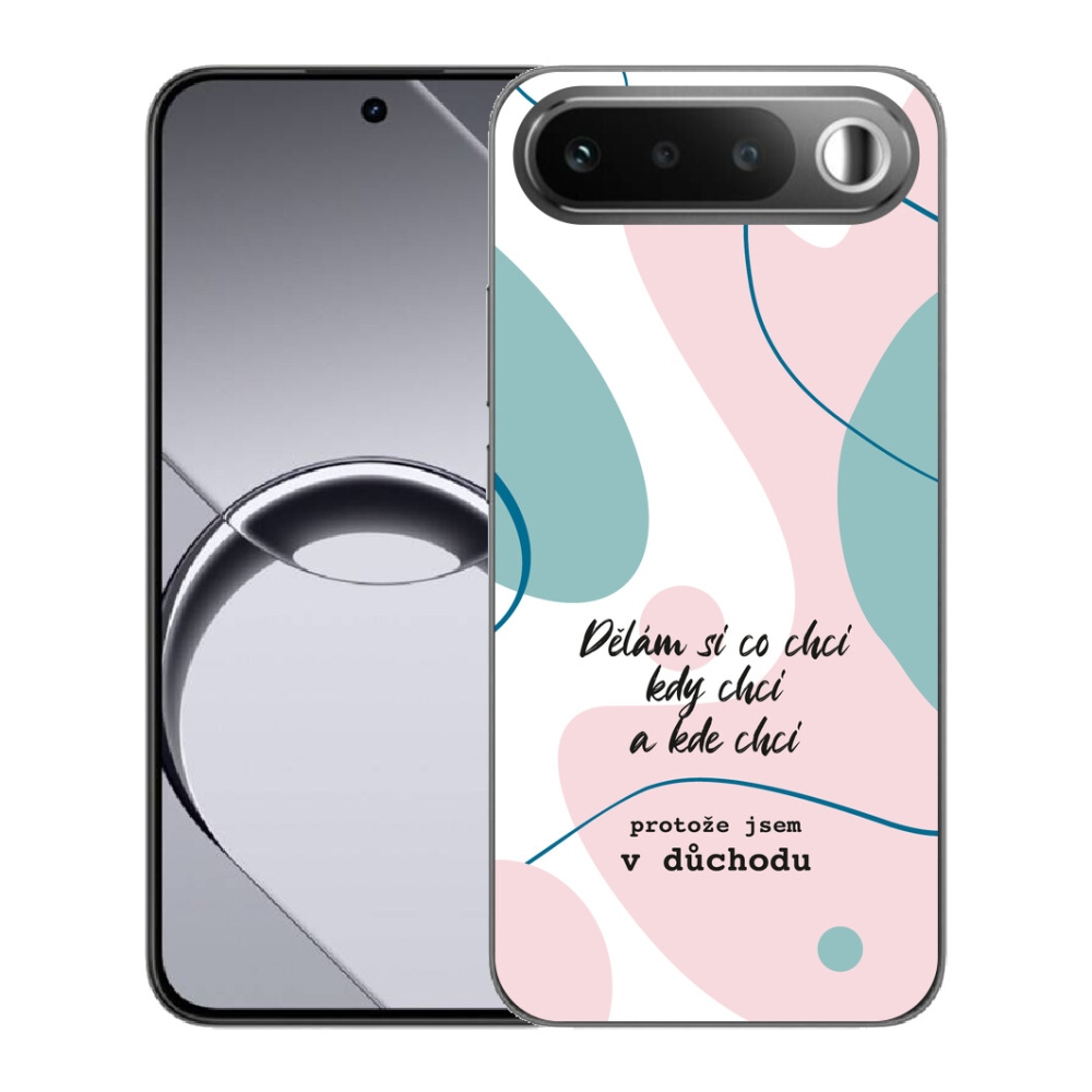 mmCase géltok a Realme 16 5G-hez – vicces felirat, 10 fehér háttér