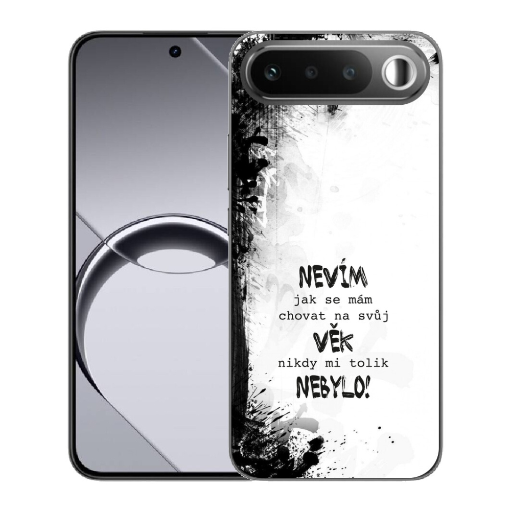 mmCase géltok a Realme 16 5G-hez – vicces szöveg, 14, fehér háttér