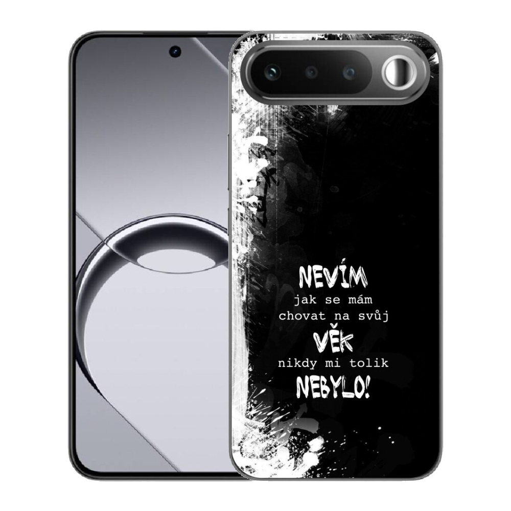 mmCase géltok a Realme 16 5G-hez – vicces felirat, 14, fekete háttér